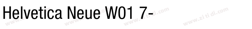 Helvetica Neue W01 7字体转换 Helvetica Neue W01 7字体转换